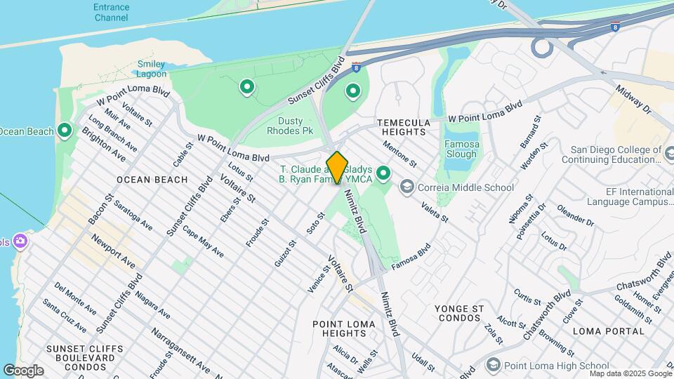 4455 Castelar St Map and Location Details