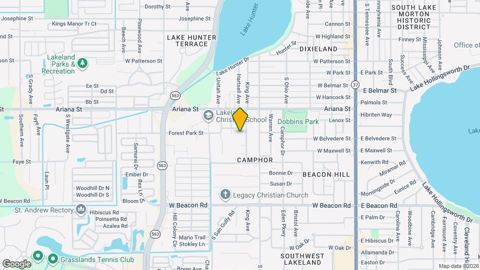 1537 King Ave Map and Location Details