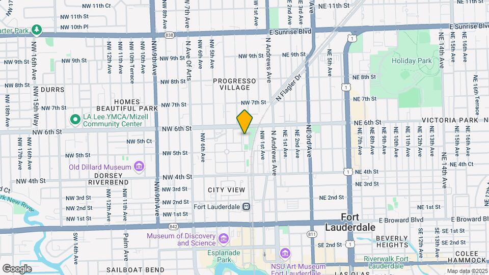 525-535 NW 2nd Ave Map and Location Details