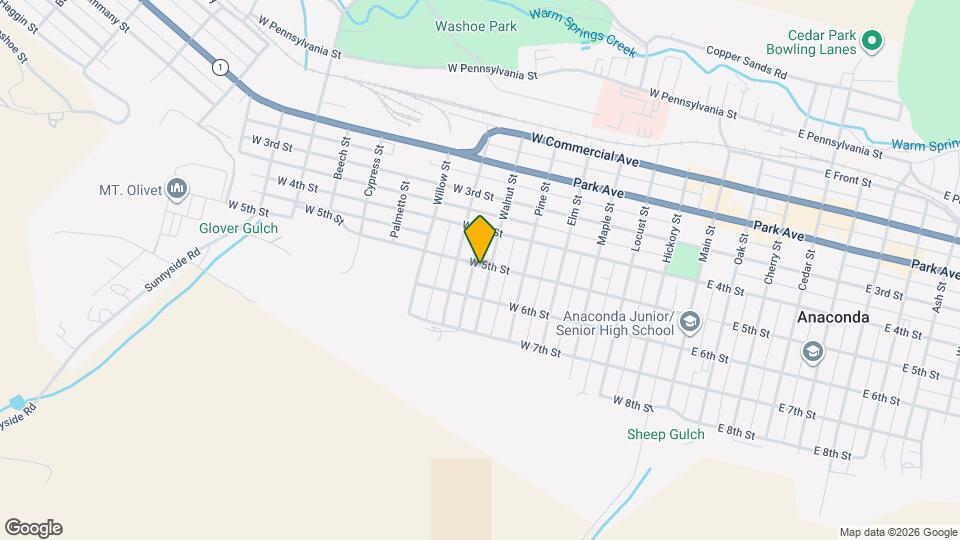 711 W 5th St Mapa y Detalles de la Ubicación