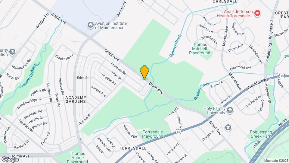 3590 Grant Ave, Unit Northeast Philadelphia Map and Location Details