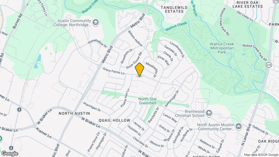 1706 Woodwind Ln Map and Location Details