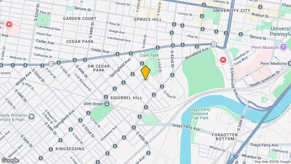 4514 Kingsessing Ave Map and Location Details