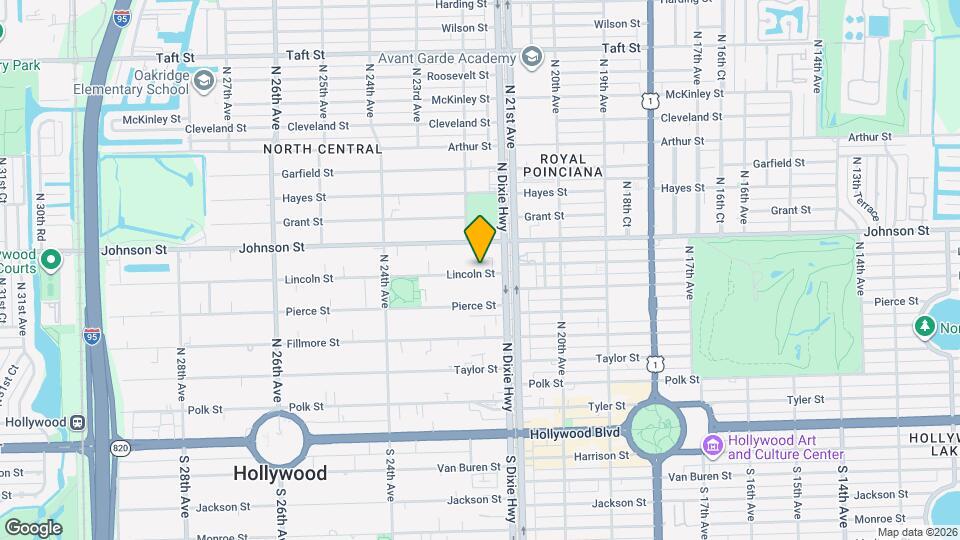 2135 Lincoln St Map and Location Details