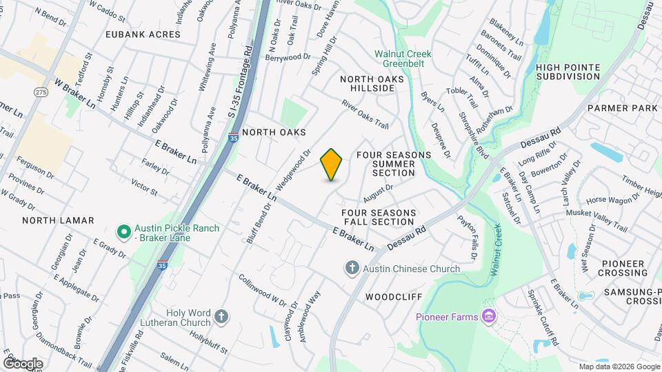 11320 Walnut Ridge Dr Map and Location Details