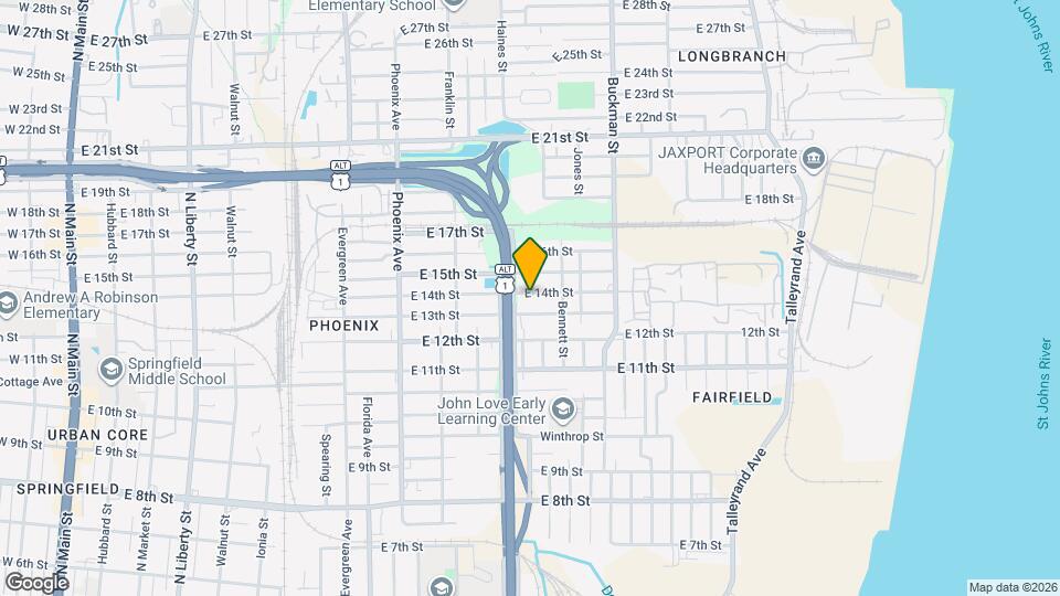1438 E 14th St, Unit B-304-A Map and Location Details