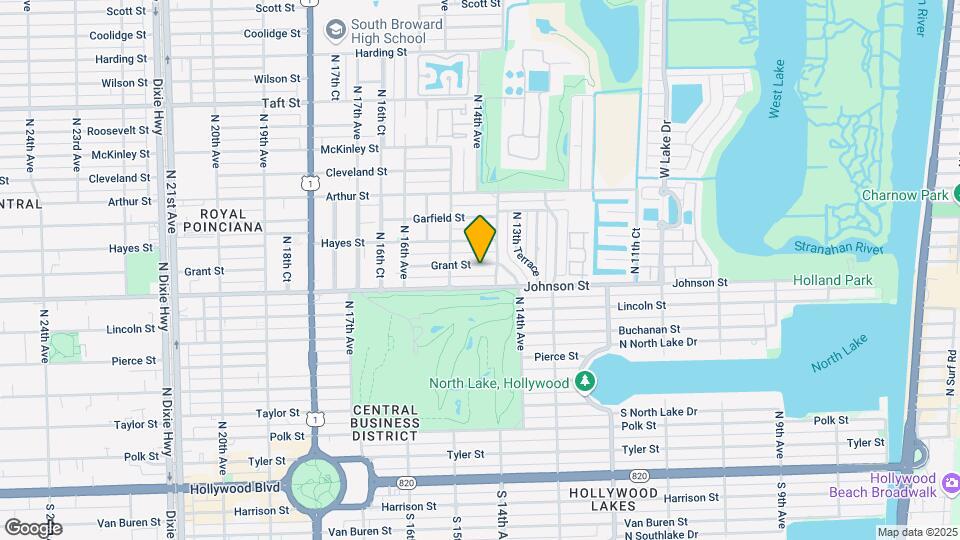 1418 Grant St Map and Location Details
