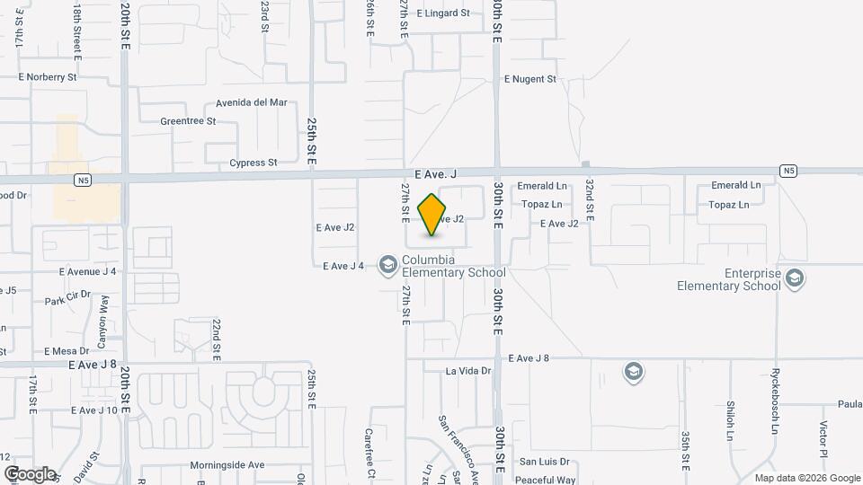 2739 Garnet Ln Map and Location Details