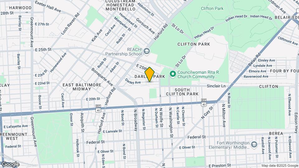 1723 Darley Ave Map and Location Details