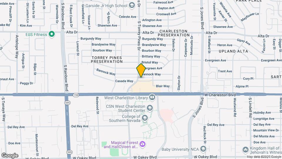 6340 Casada Way, Unit A Map and Location Details