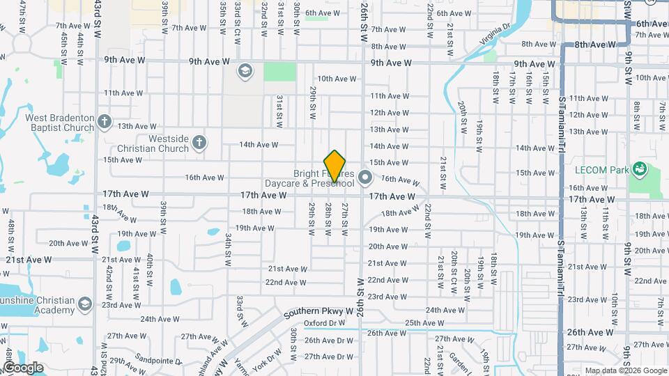 1613 28th St W Map and Location Details