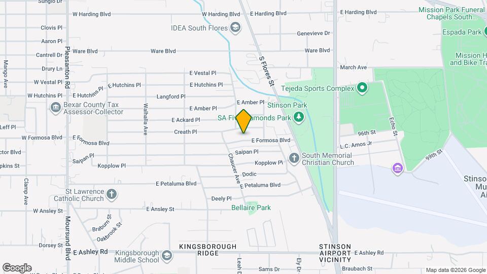 703 E Formosa Blvd Map and Location Details