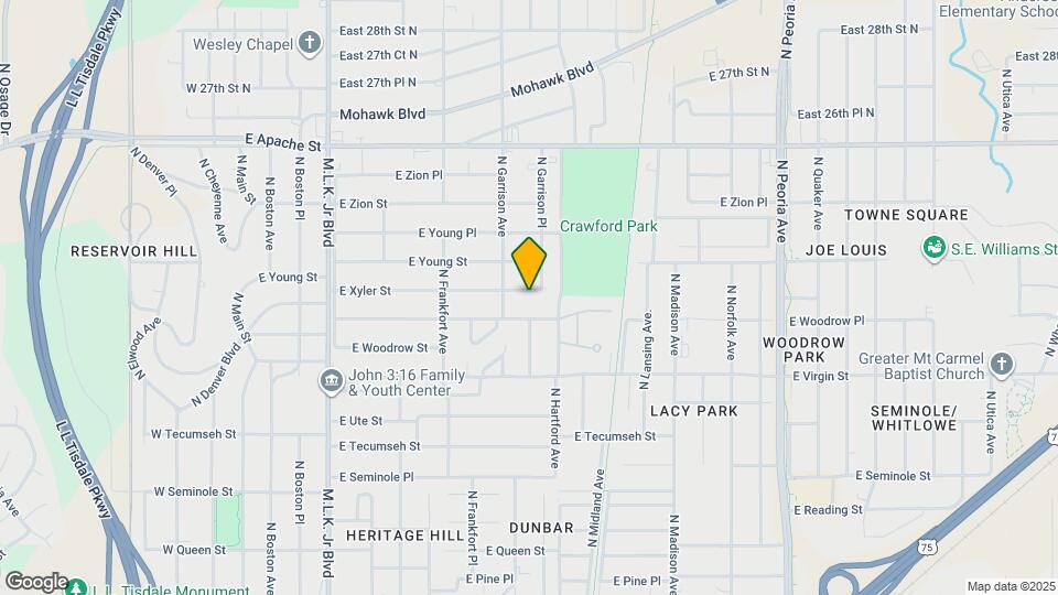 622 E Xyler St Map and Location Details