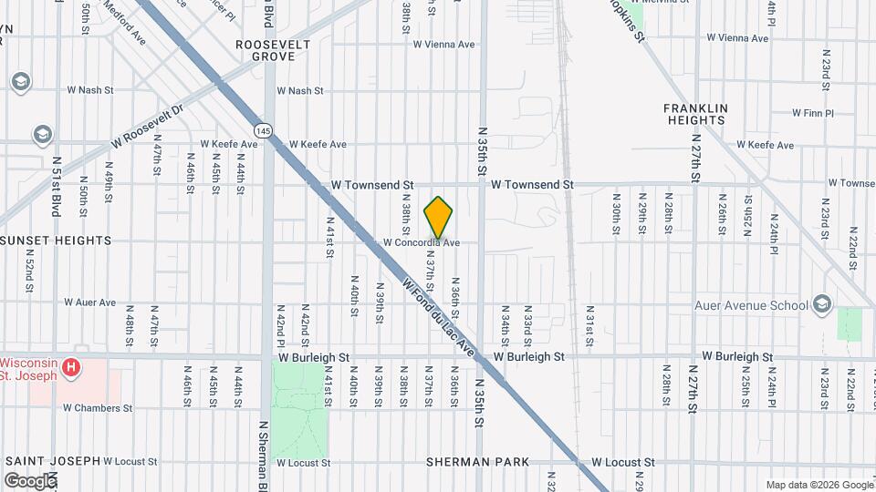 3290 N 37th St Map and Location Details