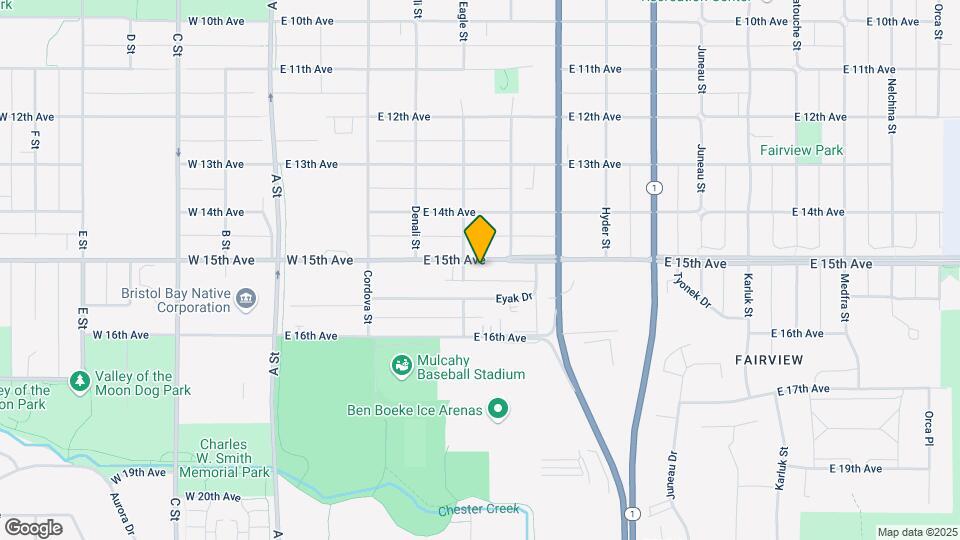 512 E 15th Ave Mapa y Detalles de la Ubicación