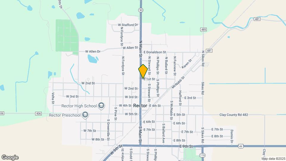 101 S Main St Mapa y Detalles de la Ubicación