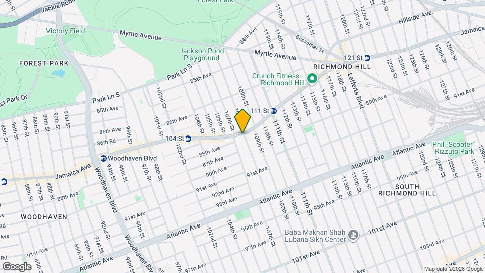 87-10 108th St Map and Location Details