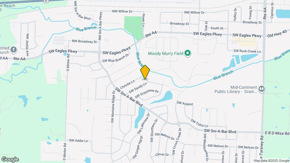 1002 SW Sandy Ln Map and Location Details