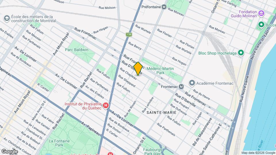 2343-2349 Chapleau Rue Map and Location Details