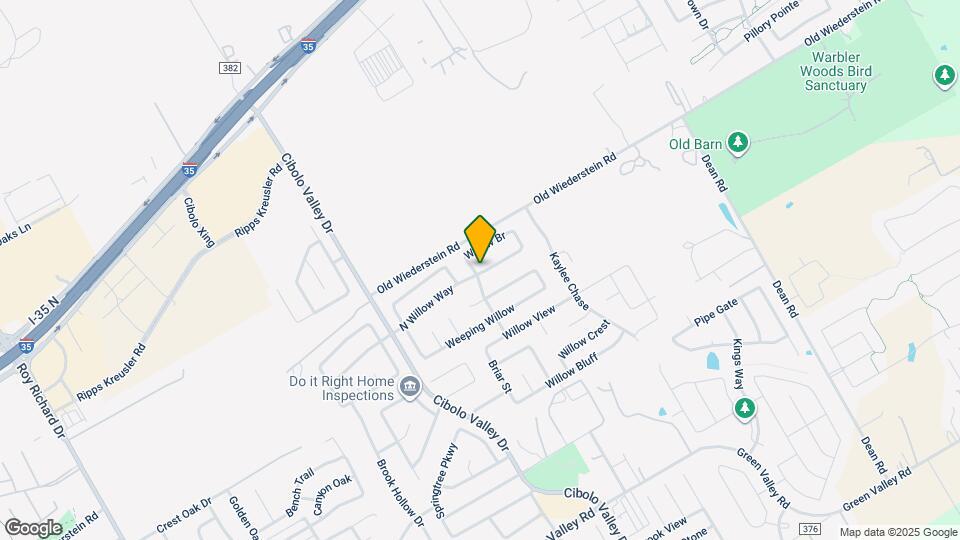 204 N Willow Way Map and Location Details