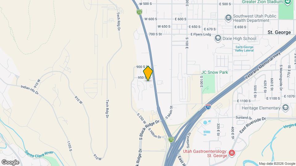 161 W 950 S Map and Location Details