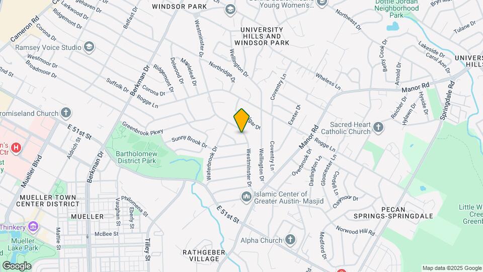 5346 Westminster Dr Mapa y Detalles de la Ubicación