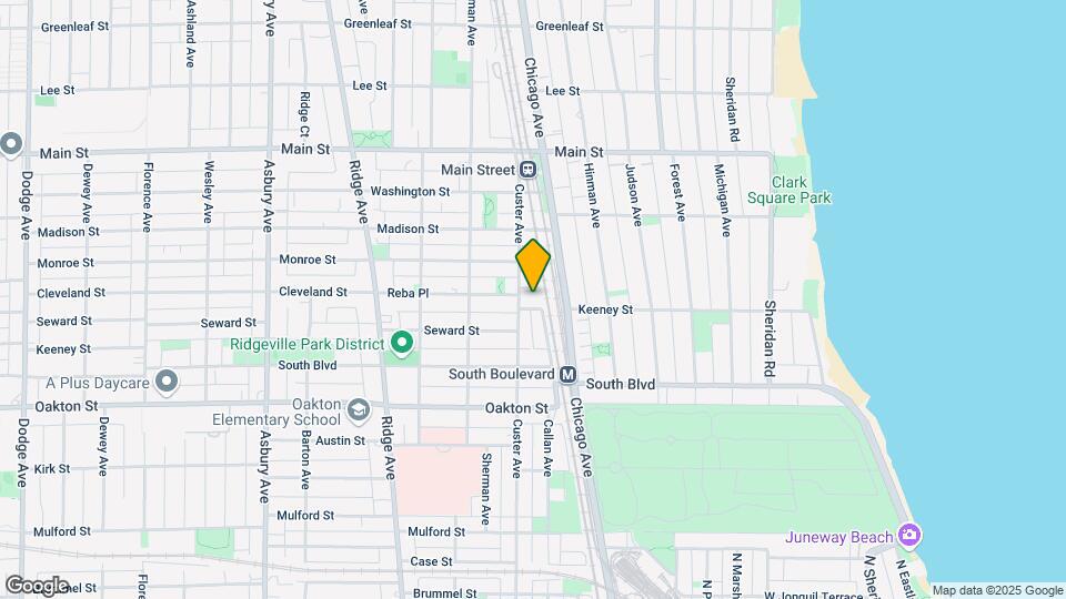 601 Linden Pl Map and Location Details