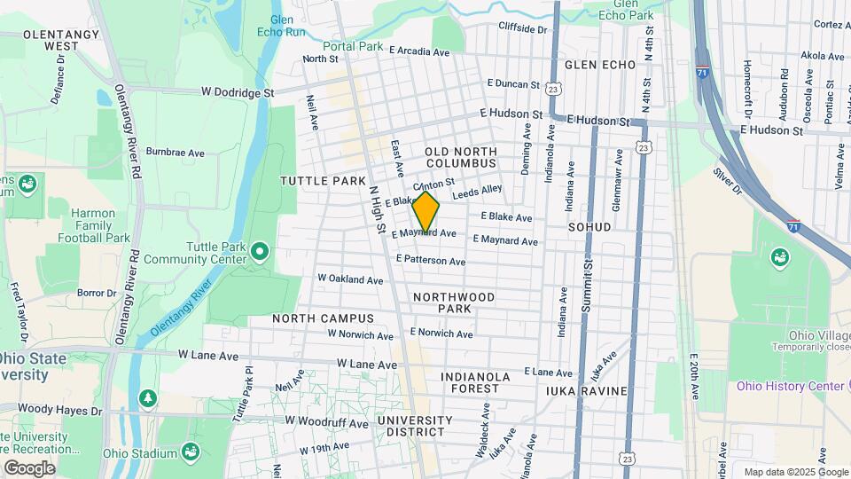 71 E Maynard Ave Map and Location Details