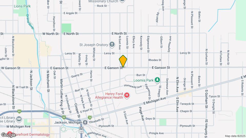 1107 E Ganson St Map and Location Details