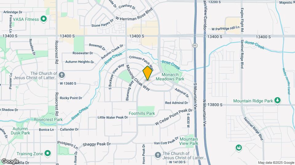 13674 Spring Azure Way W Map and Location Details