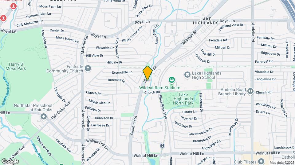 7660 Skillman St Map and Location Details
