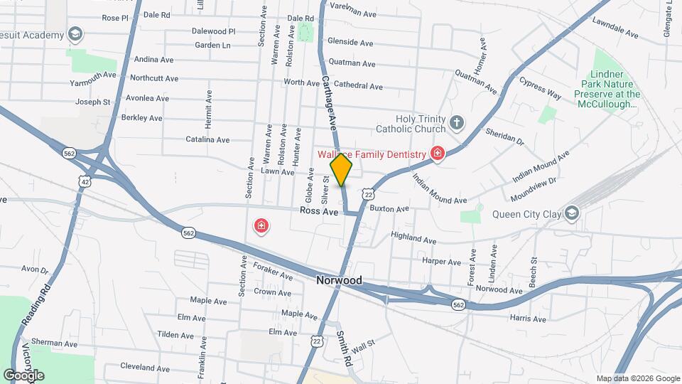 5125 Carthage Ave Map and Location Details