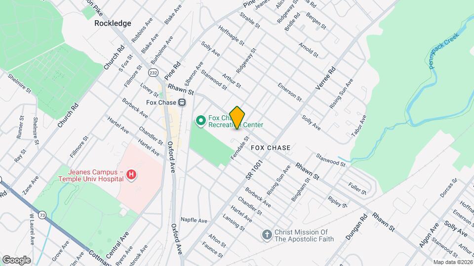 714 Rhawn St Map and Location Details