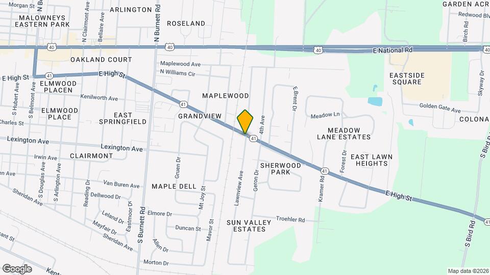 2999 E High St Mapa y Detalles de la Ubicación