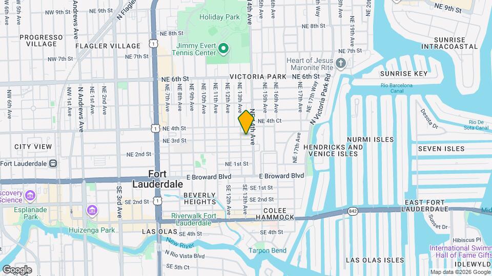 1337 NE 3rd St Mapa y Detalles de la Ubicación