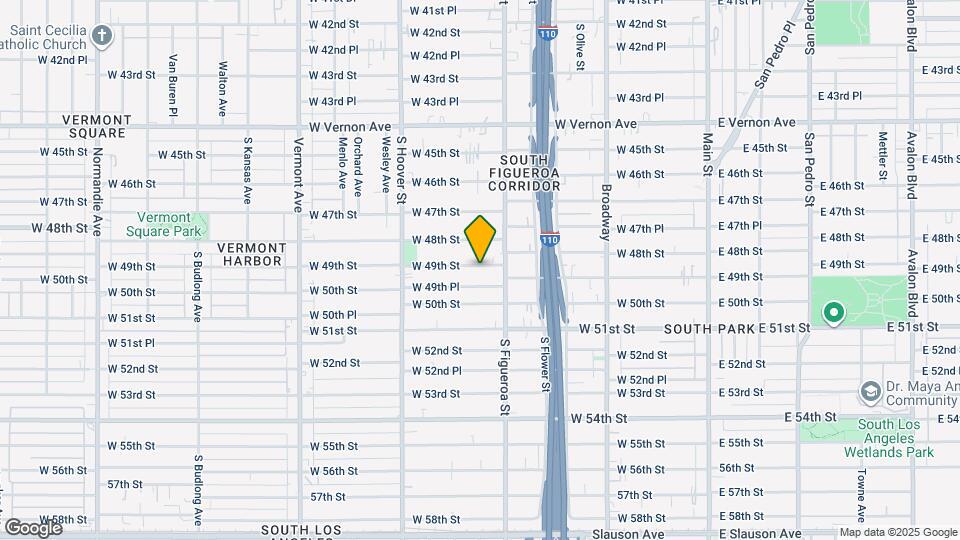 526 W 49th St Mapa y Detalles de la Ubicación