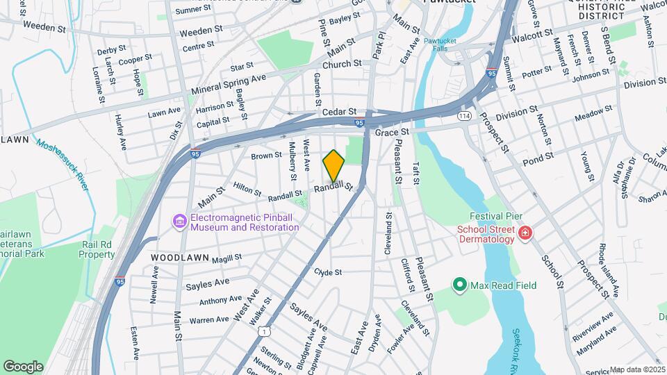 44 Pine St, Unit 1 Map and Location Details
