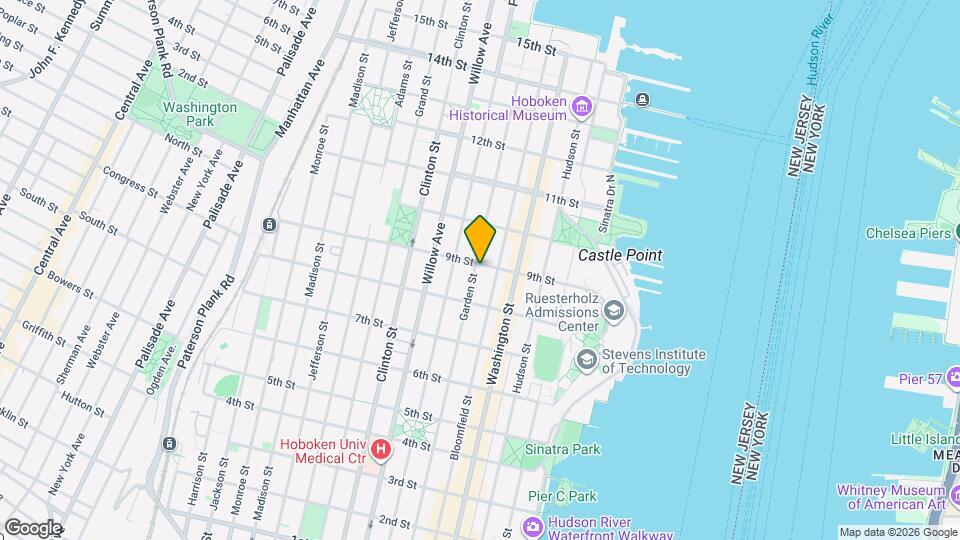 845 Garden St Map and Location Details