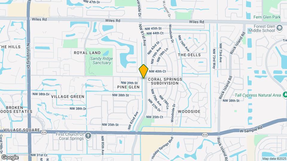 3990 Riverside Dr Map and Location Details