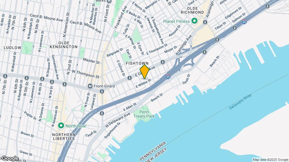 451 E Wildey St Mapa y Detalles de la Ubicación