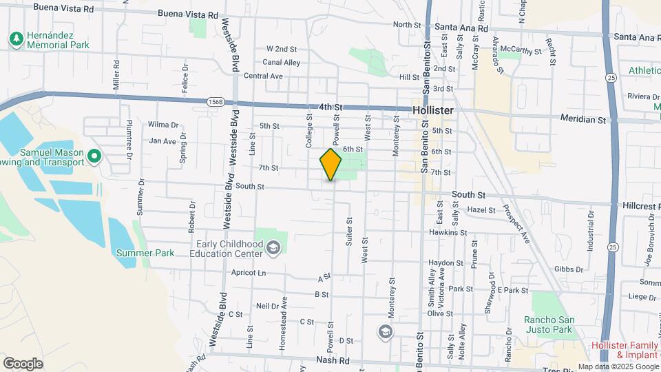 750 Powell St Map and Location Details