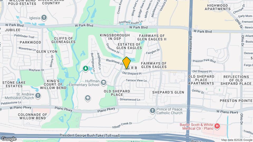 5225 Old Shepard Pl Map and Location Details