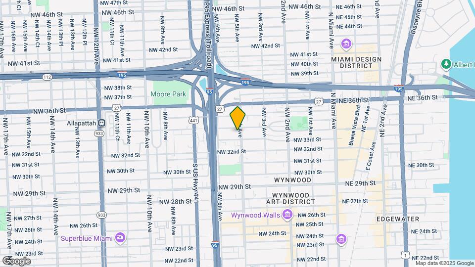 3320 NW 5th Ave Map and Location Details