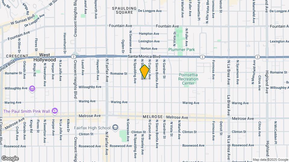 924 N Stanley Ave Mapa y Detalles de la Ubicación