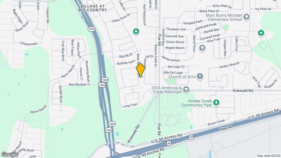 3230 Bear Springs Dr Mapa y Detalles de la Ubicación