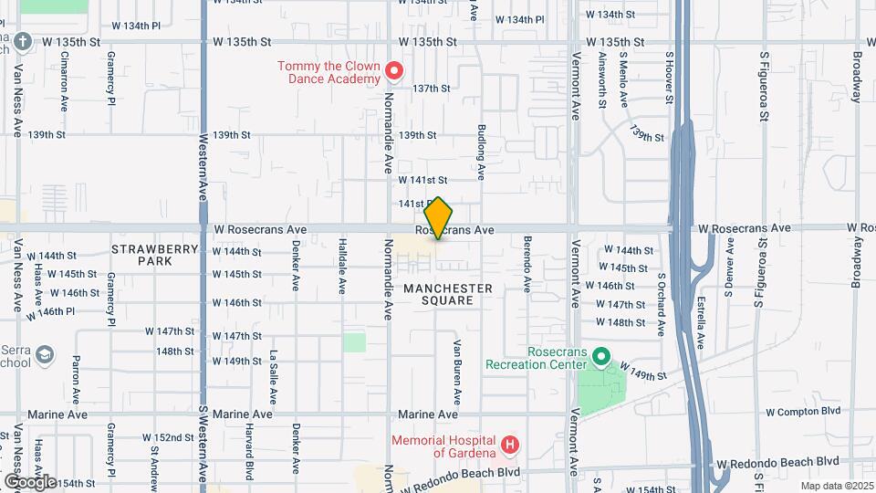 1246 W 144th St Map and Location Details