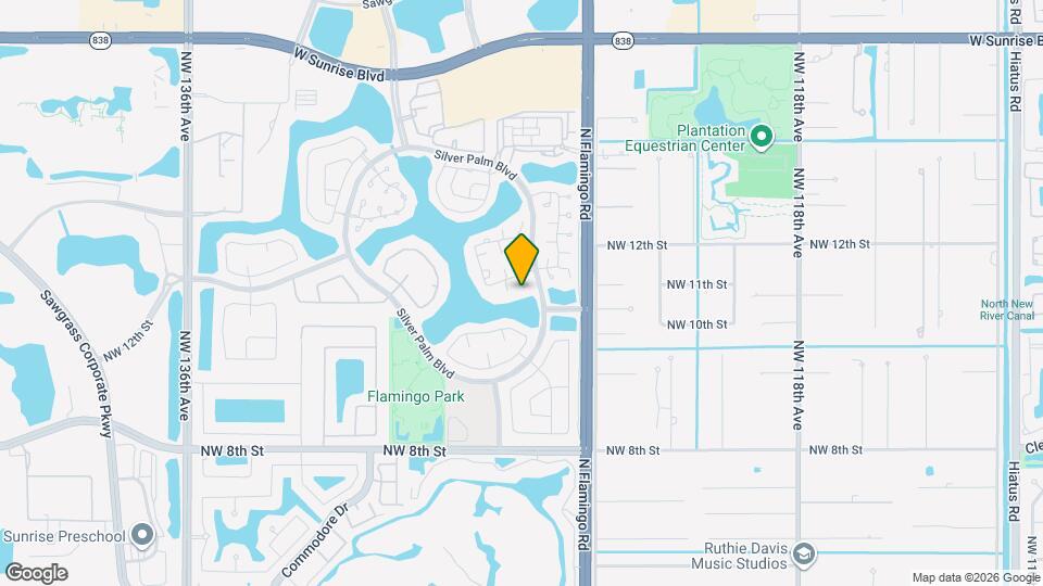 12614 NW 12th Ct Map and Location Details