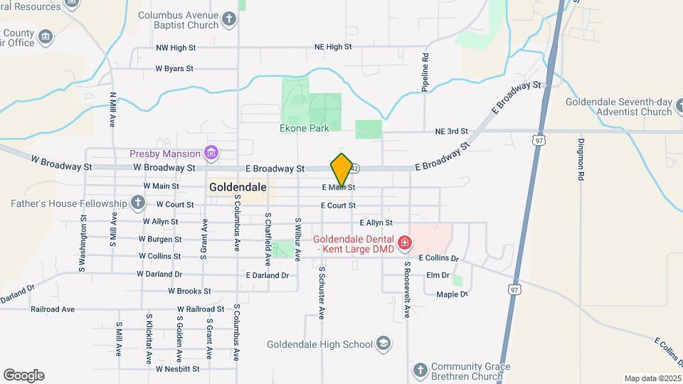 420 W Main St Map and Location Details