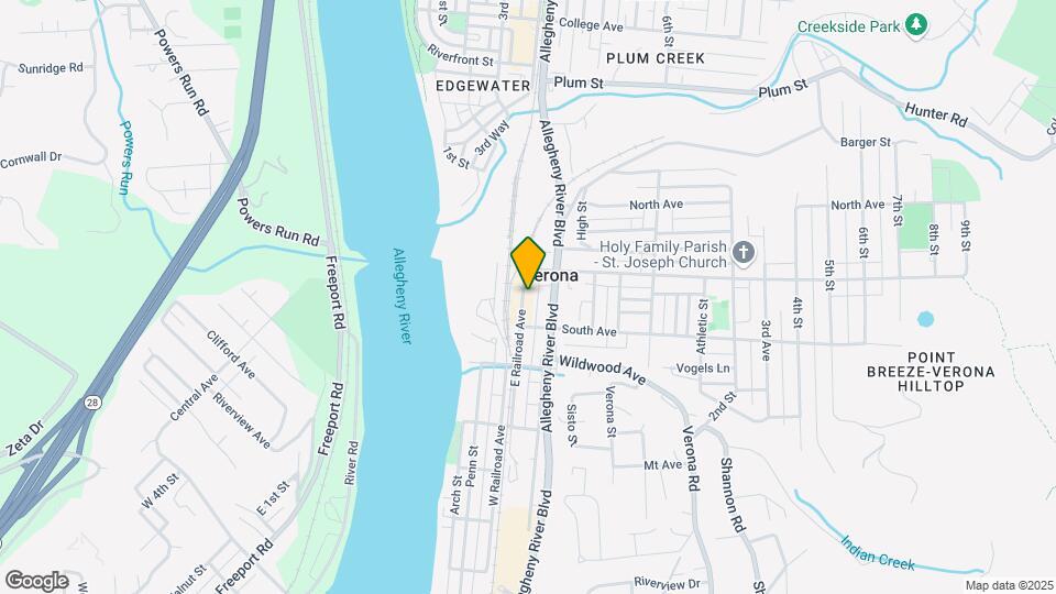 733 E Railroad Ave Map and Location Details