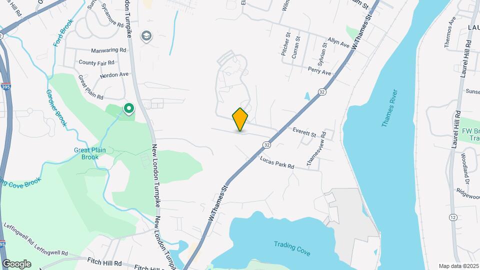 527 W Thames St Map and Location Details